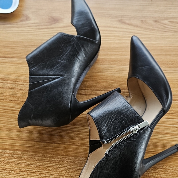 Jessica Simpson Black Women's Heels With Side Zip Size 7.5 - Picture 7 of 15